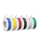 0,75mm² Silikon Elektrokabel-SCHDRA 18 AWG verzinnte Kupferdrahtspule,6...