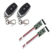 2 STÜCK Empfänger Module mit 2 Sendern Drahtloser Fernbedienung Schalter...