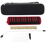 Mtlavish Melodica Wind Musikinstrument ideal für Anfängerpraxis mit 32...