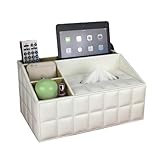 Multifunktionale Taschentuchbox aus PU-Leder, rechteckig, moderner...