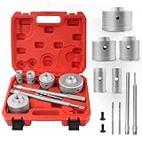 ZKH 9 PCS Hohl-Bohrkrone set Ø 30 40 65 80 100mm Dosenbohrer, 300mm...