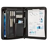 ONVAYA® Konferenzmappe A4 | schwarz | Aktenmappe | Businessmappe |...