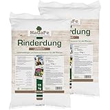 HaGaFe Rinderdung Organischer Gartendünger Universaldünger, 30kg (2x15kg)