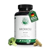 Brokkoli Extrakt | 170mg Sulforaphan | 1300mg Tagesdosis | 180 Kapseln | 3...