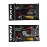 KIMISS Car Audio Passive Frequenzweiche, 2 Stück 2-Wege Car Audio...