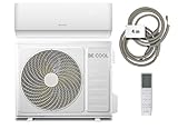 BE COOL Premium Split-Klimagerät 18.000 BTU mit Quick Connect – Kühlen:...