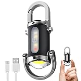 CHENRI 1200LM Superhelle Mini-Schlüsselanhänger-Taschenlampe Wasserdicht,...