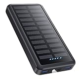 Pxwaxpy Power Bank 26800mAh, Solar Powerbank USB C 15W PD 3.0A...