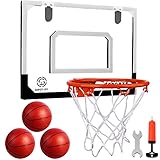 SUPER JOY Mini Basketballkorb Set für Kinder Zimmer Basketball Set Mit 3...