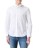 Tommy Hilfiger Herren Core Flex Mw0mw39988 Popeline, einfarbig Hemd L/S,...