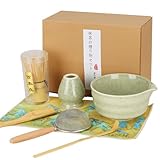 HuiJuKeJi 7 Stück Matcha Set, Matcha Tee Sets Matcha Besen Set Matcha Set...