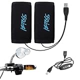 Heizgriffe Motorrad, 22-30mm Griffheizung Motorrad, Universal Motorrads...