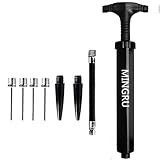 MINGRU Dual Action Ball Pumpe mit 4 Nadeln, 2 Düse und 1 flexiblem...