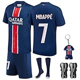 Czzovos Fußballtrikot Set für Kinder, Nr.7 Fußball Trikot Herren...