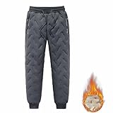 LPSFC Winter Wollfleece Jogginghose, warme dicke Jogginghose mit Taschen,...