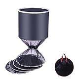 Fishing Setzkescher, Faltbar Setzkescher Gummiert 3m, Durchmesser 33 cm,...