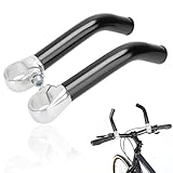 2 Stück Aluminium Bike Handlebar Grips Non-Slip Ergonomic Bar Ends Fahrrad...