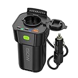 AUCARAUTO 150W Spannungswandler, DC 12V zu 230V AC 5-in-1 Wechselrichter...