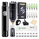 Dragonhawk Tattoo Maschine Set Tattoo Maschine Pen Kit Rotary Tattoo Pen 20...