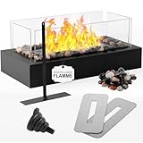 NEU! Ceblish Tischkamin [3h Brenndauer] | Tischfeuer Set für...