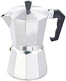 Cucina Dimodena Italienische Kaffeemaschine, 300 ml, für alle Herdarten...