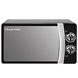 Russell Hobbs RHMM701B 17 Liter, 700 W, schwarz, manuelle Solo-Mikrowelle...