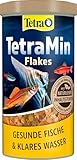 TetraMin Flakes - Fischfutter in Flockenform für alle Zierfische,...