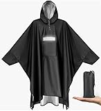 Vicloon Regenponcho, Unisex Regenjacken Regencape, Regen Poncho Jacke...