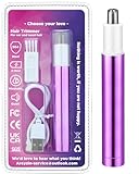 NUMIFUN Nasenhaartrimmer Frauen, Nasenhaarschneider Ohrhaartrimmer,...