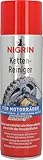 NIGRIN Kettenreiniger, 500 ml Sprühdose, Kettenspray für Motorrad,...