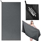 Zocipro Mikrofaser Badetüch Groß,180x80cm Kompakt Schnelltrocknend...