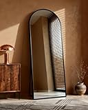 Lopekuty Großer Ganzkörperspiegel – 180 x 66 cm Gewölbter Standspiegel...