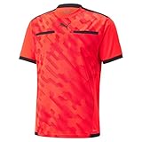 PUMA Herren Teamliga Referee Jersey Schiedsrichter-Shirt, Red Blast Black,...