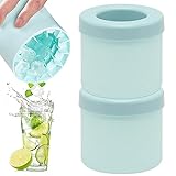 EiswüRfelform Silikon,EiswüRfelschale Eiseimer TAIZER 2PCS...