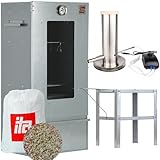 ITA Räucherofen 7000 - Smoker Set mit Rauchgenerator, Tisch -...