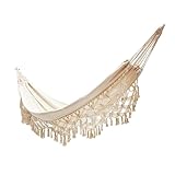 Nordic Quaste Hängematte für den Außenbereich, Familienhaus, Hängekorb,...