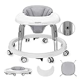 Uuoeebb Baby Lauflernhilfe, Faltbarer Baby Walker mit Bremsendesign und...