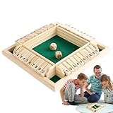 Shut The Box Würfelspiel - Holz-Shut-Würfelspiele | Tischplatte,...