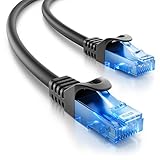 deleyCON 0,5m CAT.6 Ethernet Gigabit Lan Netzwerkkabel RJ45 CAT6 Kabel...