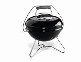 Weber Smokey Joe Premium Holzkohlegrill mit Tragebügel, 37 cm, Schwarz...