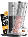 ELFENSTEIN Edelstahl Salz und Pfeffermühle Set mit Keramikmahlwerk -...