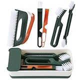 Gucass 7-in-1 Fugenreinigungsbürste Kit, Keramikfliese Reinigungsbürste...