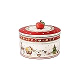 Villeroy & Boch Winter Bakery Delight große Gebäckdose,Beige/Green/Red