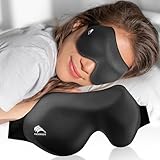 Augenmasken für Schlaflichtblockierung: leichte 3D-konturierte Augenmaske...