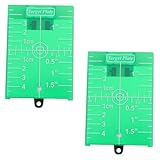 TOYANDONA 2 Stück Grüne Zielplatte mit Magnet und Ständer Langlebiges...