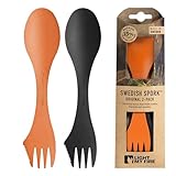 Light My Fire Spork Original Göffel 2-Pack 3-in-1 Campingbesteck -...