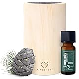 Alpen Herz Diffuser Set mit Zirbenöl 10 ml - Naturrein aus Österreich -...