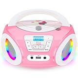 TinyGeeks Tunes Kids Boombox CD-Player für Kinder NEU - UKW-Radio -...