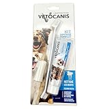 Vetocanis Bio00068 Zahnpflegeset für Hunde, mit Zahnbürste, Zahnpasta und...