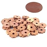 Hanseholz 30X Zedernholzringe – FSC®-Zertifiziert – Natürlicher Bio...